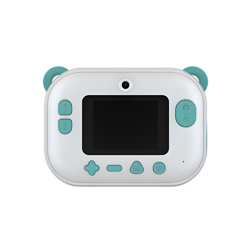 Load image into Gallery viewer, Myfirst camera insta wi blauwgroen + gratis wi thermal sticker kleur patroon