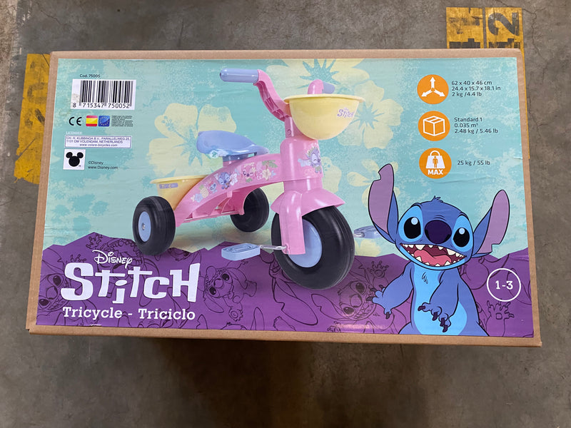 Load image into Gallery viewer, Volare driewieler disney stitch - meisjes - roze
