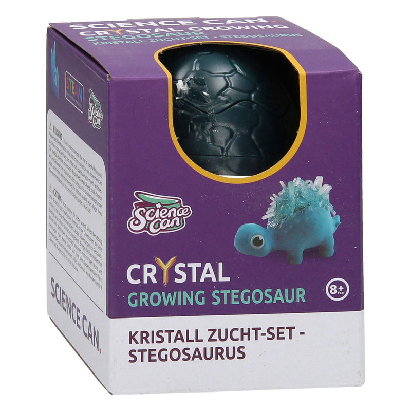 Afbeelding laden in galerijviewer, Crystal Dinosaur Growing Kit Stegosaurus