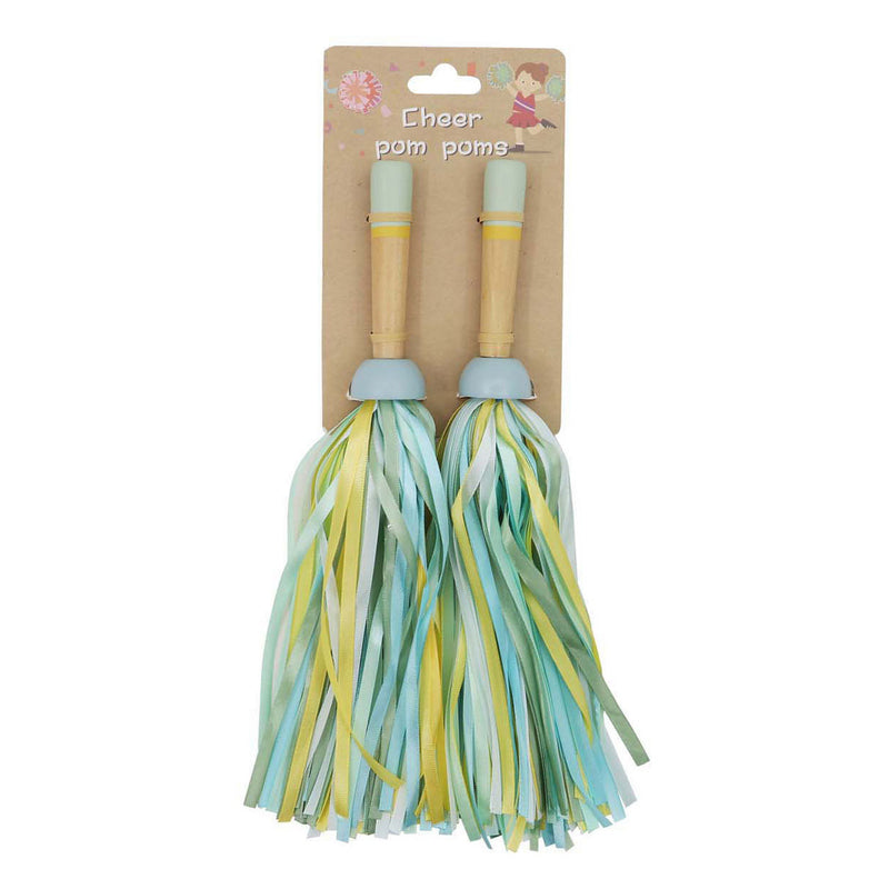 Afbeelding laden in galerijviewer, Houten cheerleader poms, 2st.
