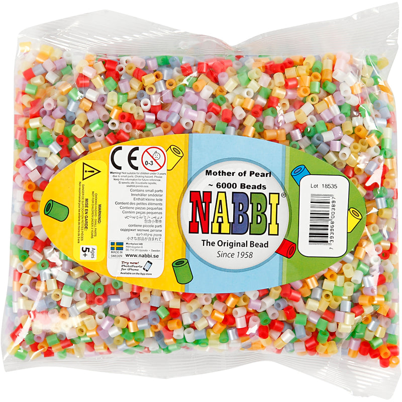 Afbeelding laden in galerijviewer, Https: www.cchobby.nl strijkkralen-afm-5x5-mm-gatgrootte-2-5-mm-medium-parelmoer-kleuren-6000-stuk-1-doos