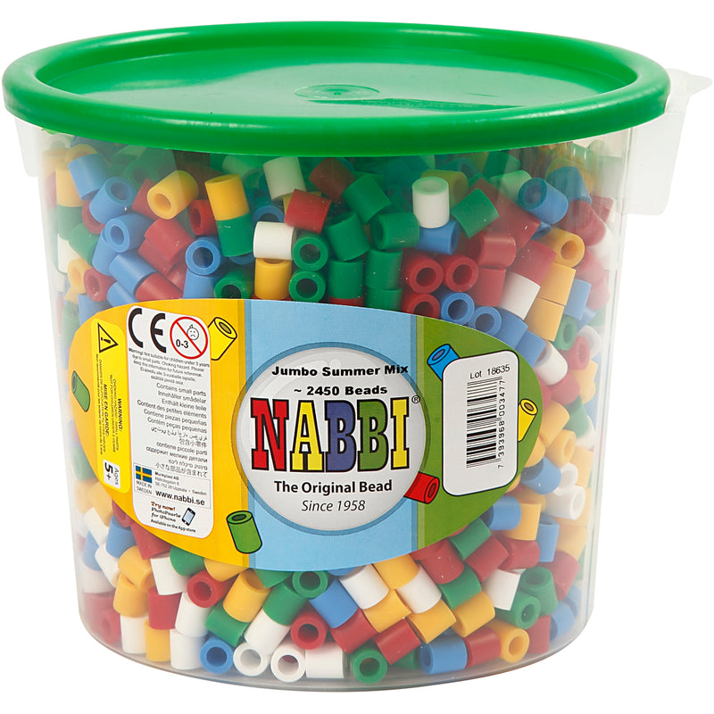 Afbeelding laden in galerijviewer, Https: www.cchobby.nl strijkkralen-afm-10x10-mm-gatgrootte-5-5-mm-jumbo-standaardkleuren-2450-div-1-doos