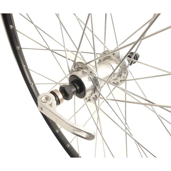 Afbeelding laden in galerijviewer, Achterwiel 28 622x19c ryde zac 19 velg met 7 8 speed freewheel en snelspanner - zwart