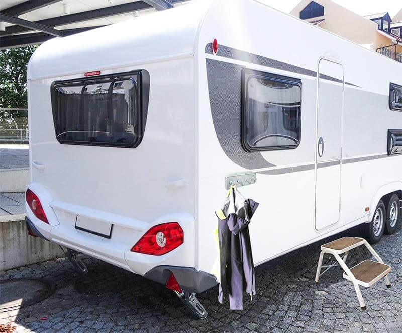 Afbeelding laden in galerijviewer, Kapstok voor rail systeem caravan