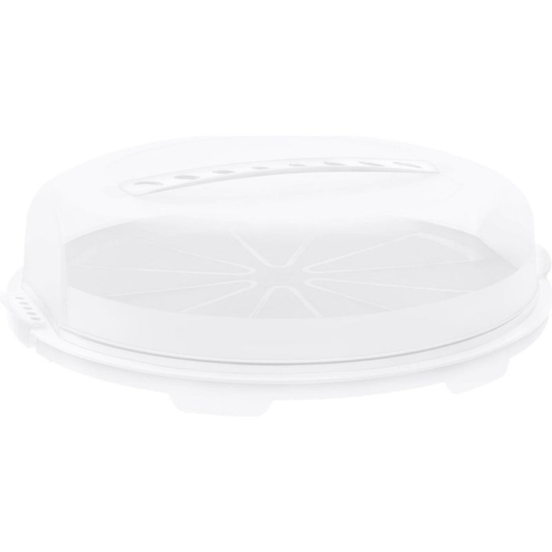 Load image into Gallery viewer, Rotho fresh taartdoos 35.5 cm wit transparant