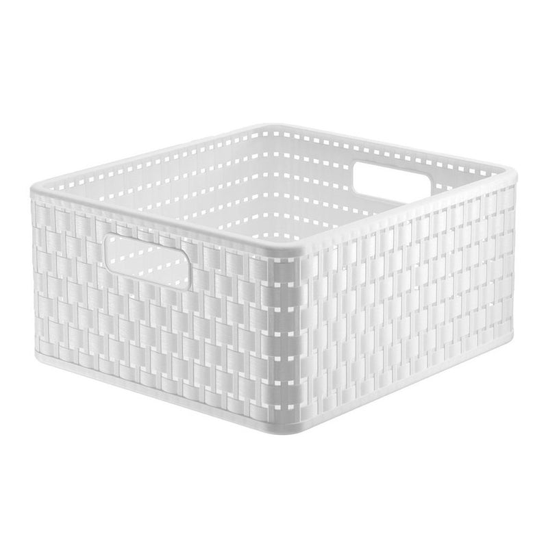 Load image into Gallery viewer, Rotho country mand vierkant 30x30x16 cm 14l wit