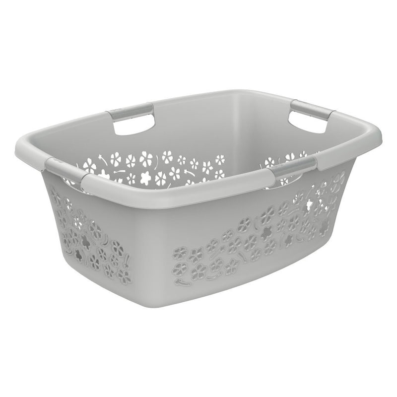 Afbeelding laden in galerijviewer, Rotho flowers wasmand 50l grijs