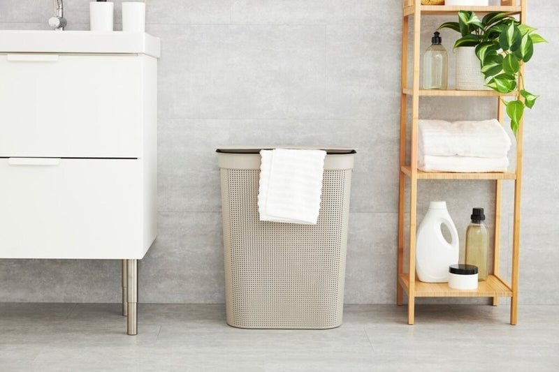 Load image into Gallery viewer, Rotho wasverzamelaar brisen 50 l cappuccino
