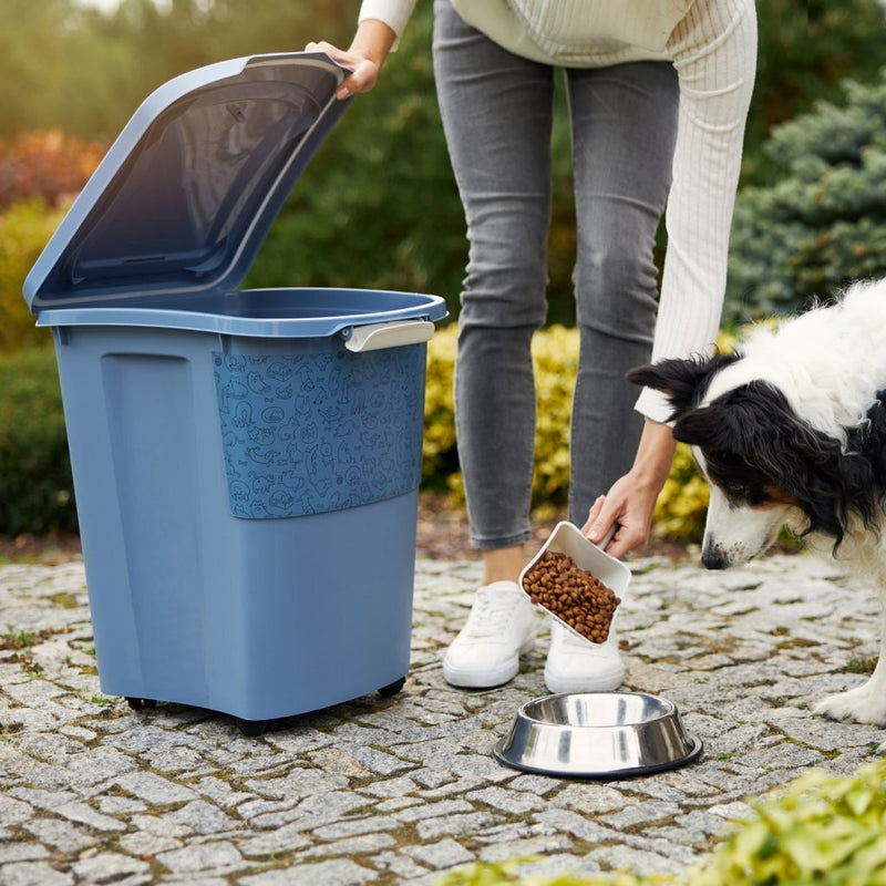 Load image into Gallery viewer, Rotho Rotho Archie Pet Food Container 38L Blauw