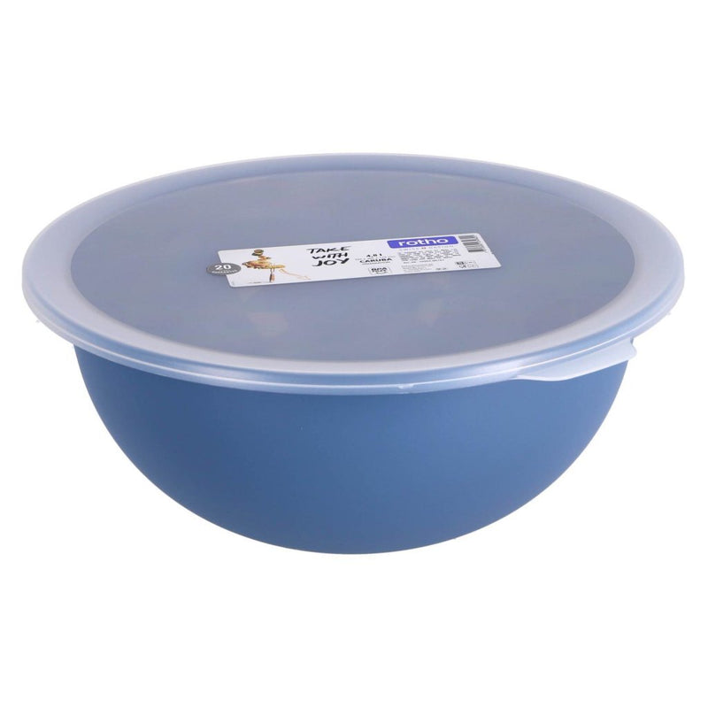Load image into Gallery viewer, Rotho schaal met deksel 4.8l horizon blauw