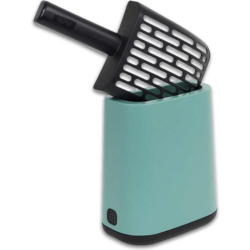 Load image into Gallery viewer, Rotho mypet cleaning set 16.2x9.1x29 cm - kattenbak - groen antraciet