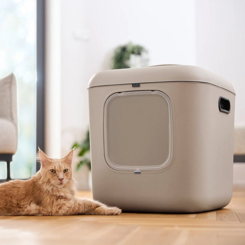 Load image into Gallery viewer, Rotho mypet biala xl kattenbak 61.4x49.2x57.6 cm beige