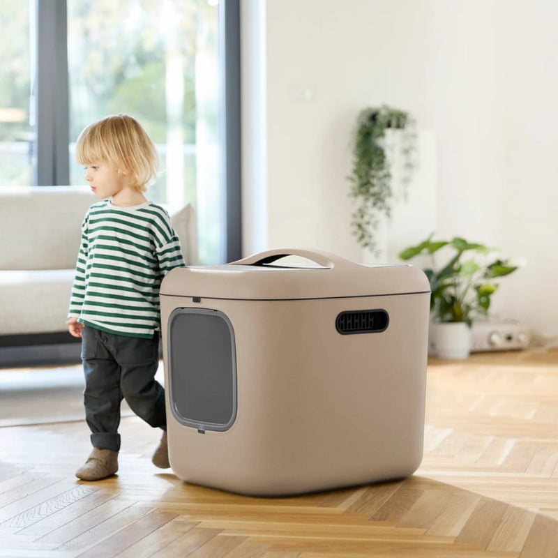 Load image into Gallery viewer, Rotho mypet biala xl kattenbak 61.4x49.2x57.6 cm beige