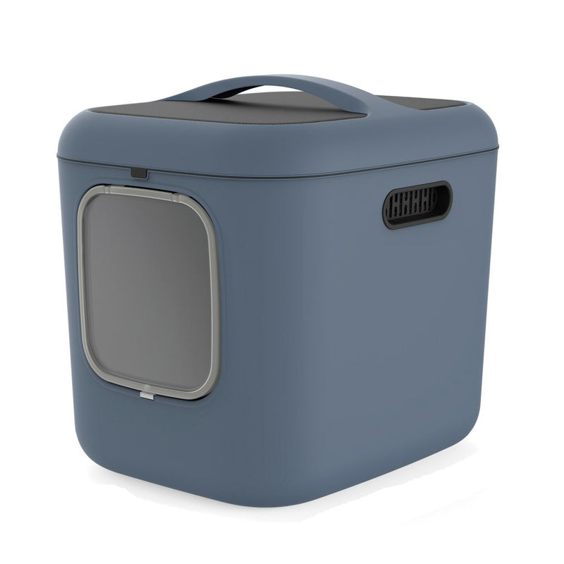 Load image into Gallery viewer, Rotho mypet biala xl kattenbak 61.4x49.2x57.6 cm blauw