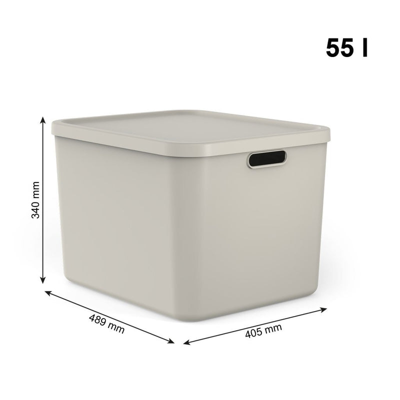 Afbeelding laden in galerijviewer, Rotho albula multibox 55l cappuccino