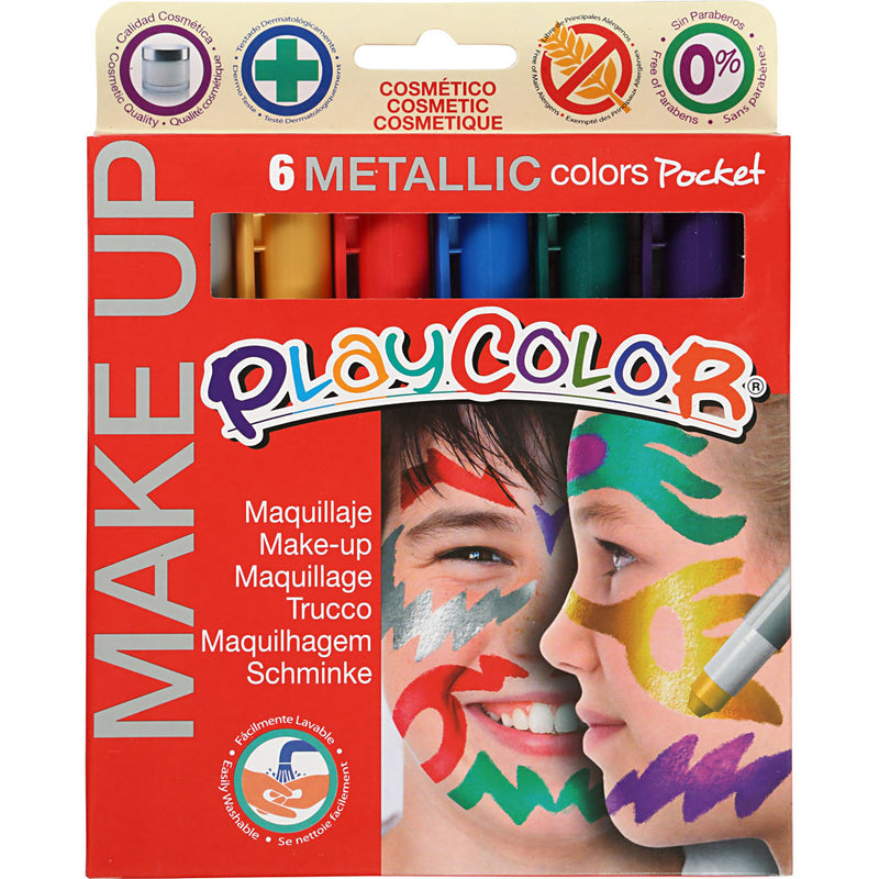 Load image into Gallery viewer, Https: www.cchobby.nl playcolor-make-up-metallic-diverse-kleuren-6x5-gr-1-doos