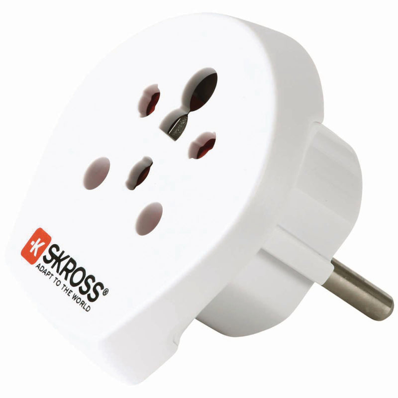 Afbeelding laden in galerijviewer, Skross Skross SKR1500217E Travel Adapter India Israel Denmark To Europe