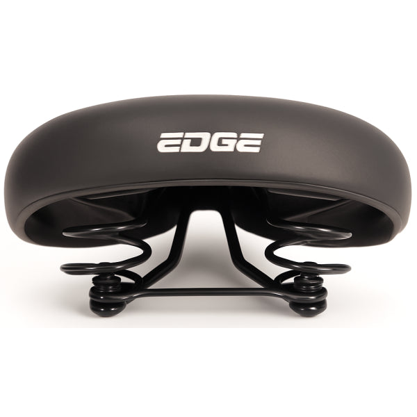 Load image into Gallery viewer, Fietszadel Edge City Retro - zwart (werkplaatsverpakking)