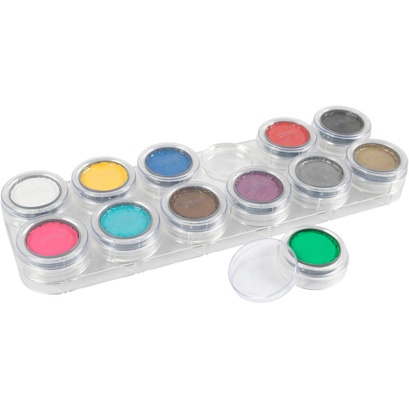 Load image into Gallery viewer, Https: www.cchobby.nl grimas-schmink-schminkpalet-diverse-kleuren-12x2-50-ml-1-stuk