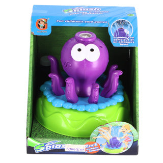 Load image into Gallery viewer, Watersproeier octopus met bellenblaas deluxe