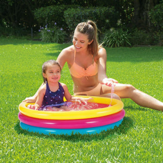 Load image into Gallery viewer, Summer waves zwembad 3-rings 86 x 25 cm | 8 stuks