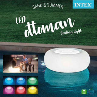Load image into Gallery viewer, Intex - opblaasbare LED poef