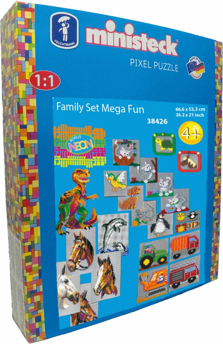 Load image into Gallery viewer, Ministeck familieset mega fun - xxl box, 4000st.