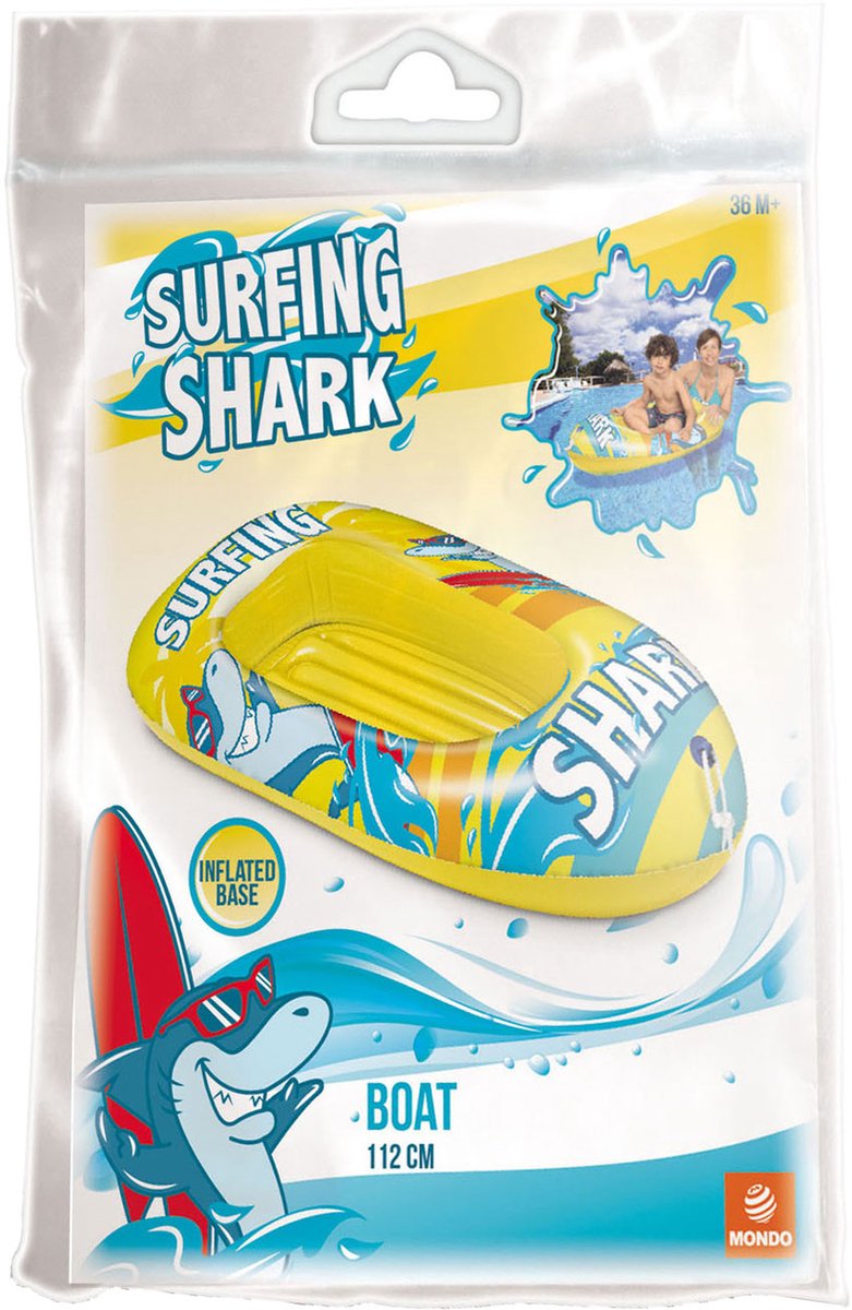 Load image into Gallery viewer, Unice toys opblaasbare boot surfing shark