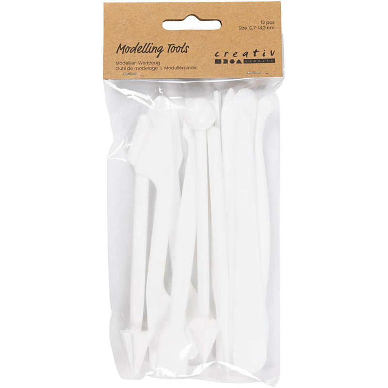 Afbeelding laden in galerijviewer, Https: www.cchobby.nl boetseerstaafjes-afm-12-7-14-3-cm-wit-12-stuk-1-doos