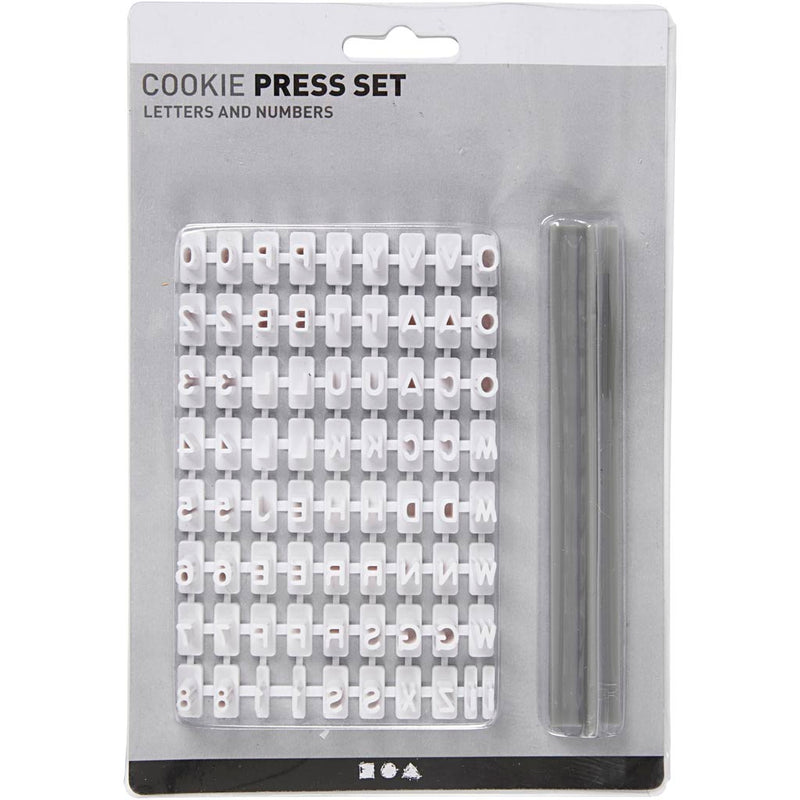 Load image into Gallery viewer, Creativ company https: www.cchobby.nl stempelset-van-rubber-letters-cijfers-h-6-mm-wit-1-set