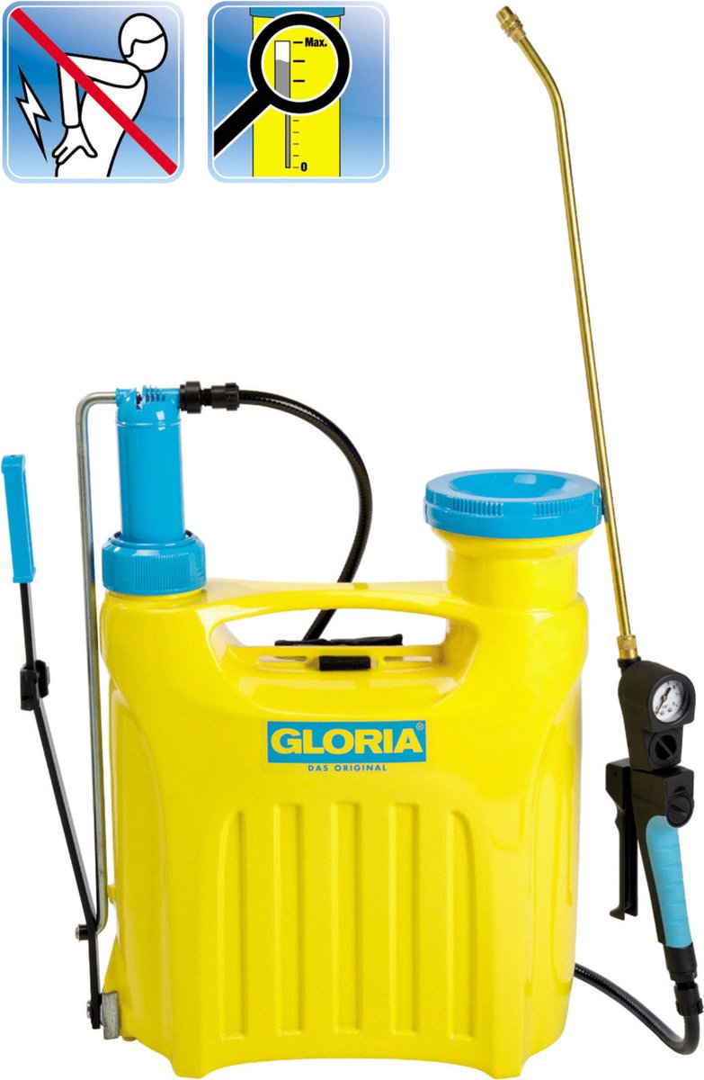 Load image into Gallery viewer, Gloria rugzaksproeier - hobby 1200 model - lans en messing mondstuk - 12 l voor een druk van 4 bar