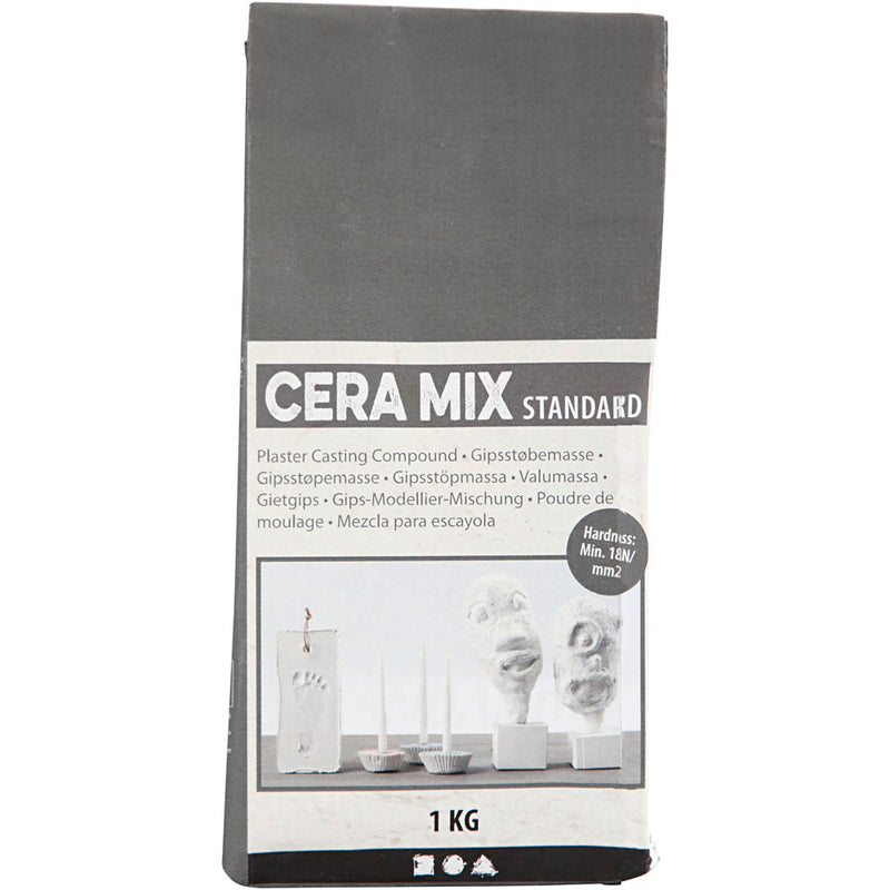 Afbeelding laden in galerijviewer, Https: www.cchobby.nl cera-mix-standaard-gipsgietmix-lichtgrijs-1-kg