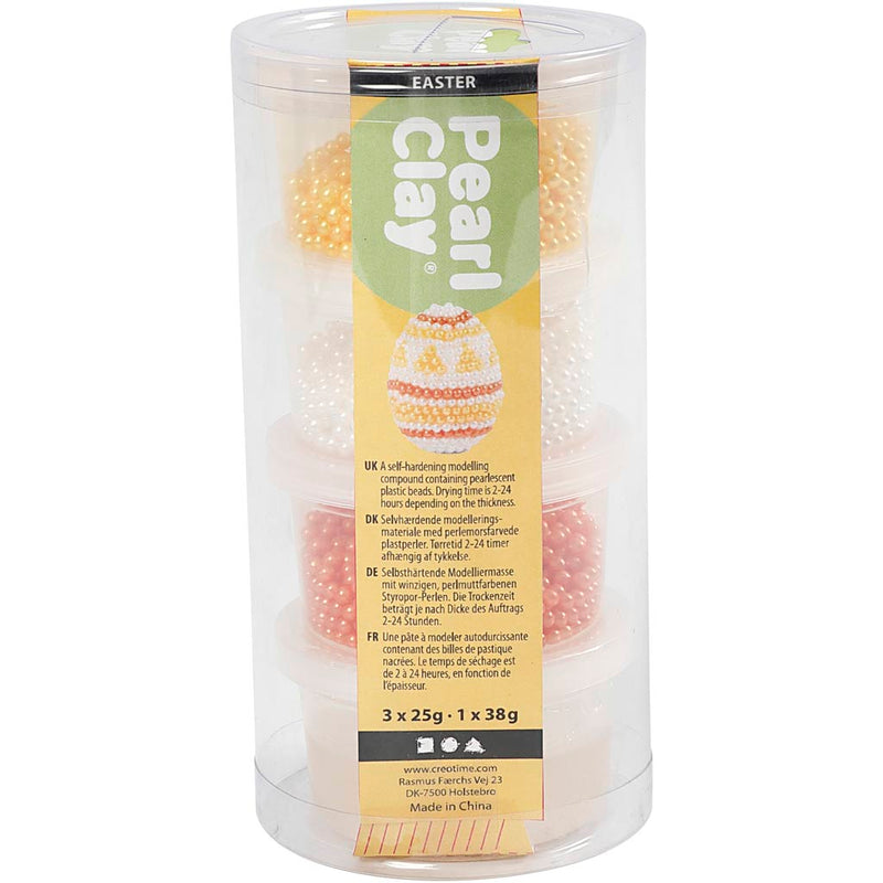 Afbeelding laden in galerijviewer, Https: www.cchobby.nl pearl-clayr-oranje-wit-geel-3x25-38-gr-1-set
