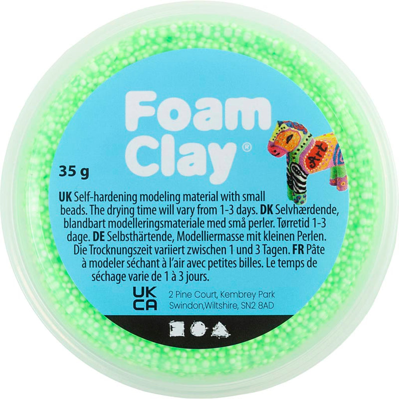 Afbeelding laden in galerijviewer, Https: www.cchobby.nl foam-clayr-lichtgroen-35-gr-1-doosje