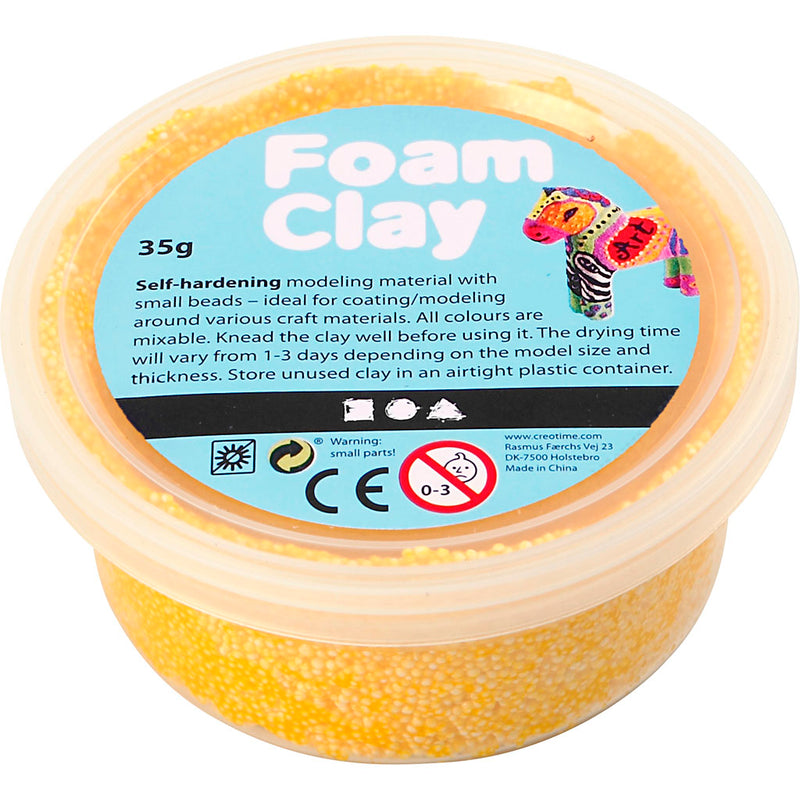 Load image into Gallery viewer, Foam clay https: www.cchobby.nl foam-clayr-geel-35-gr-1-doosje