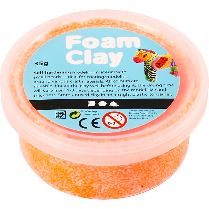 Load image into Gallery viewer, Foam clay https: www.cchobby.nl foam-clayr-neon-oranje-35-gr-1-doosje