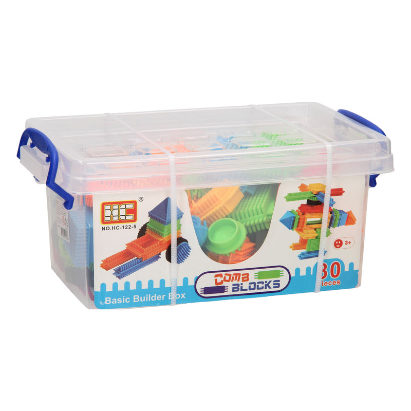 Load image into Gallery viewer, Bristle blokken in opbergbox, 80dlg.