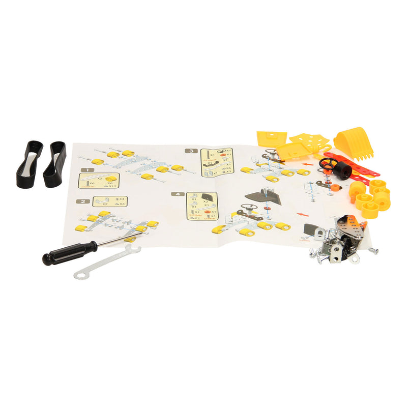 Afbeelding laden in galerijviewer, Constructieset mini graver rupsbanden, 93dlg.