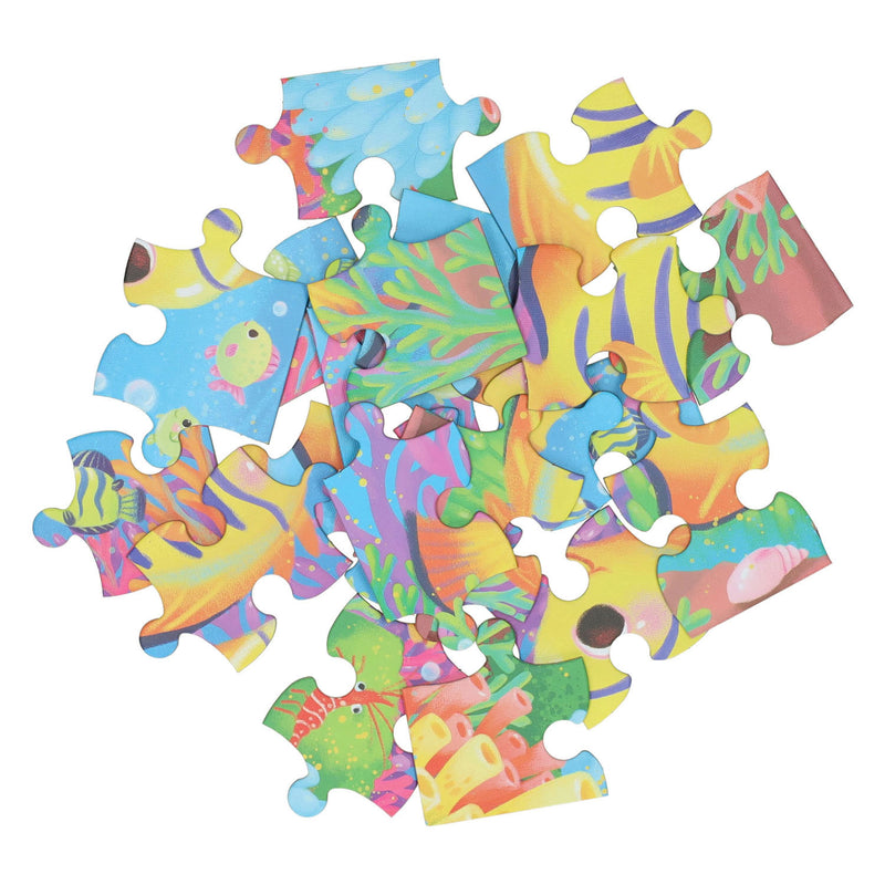 Afbeelding laden in galerijviewer, Mini puzzel onderwaterwereld, 20st.