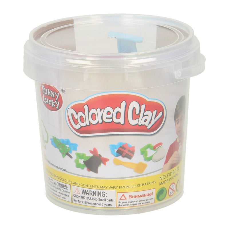 Load image into Gallery viewer, Kleiset in opbergbox uitsteekvormen kerst - 12 kleuren klei