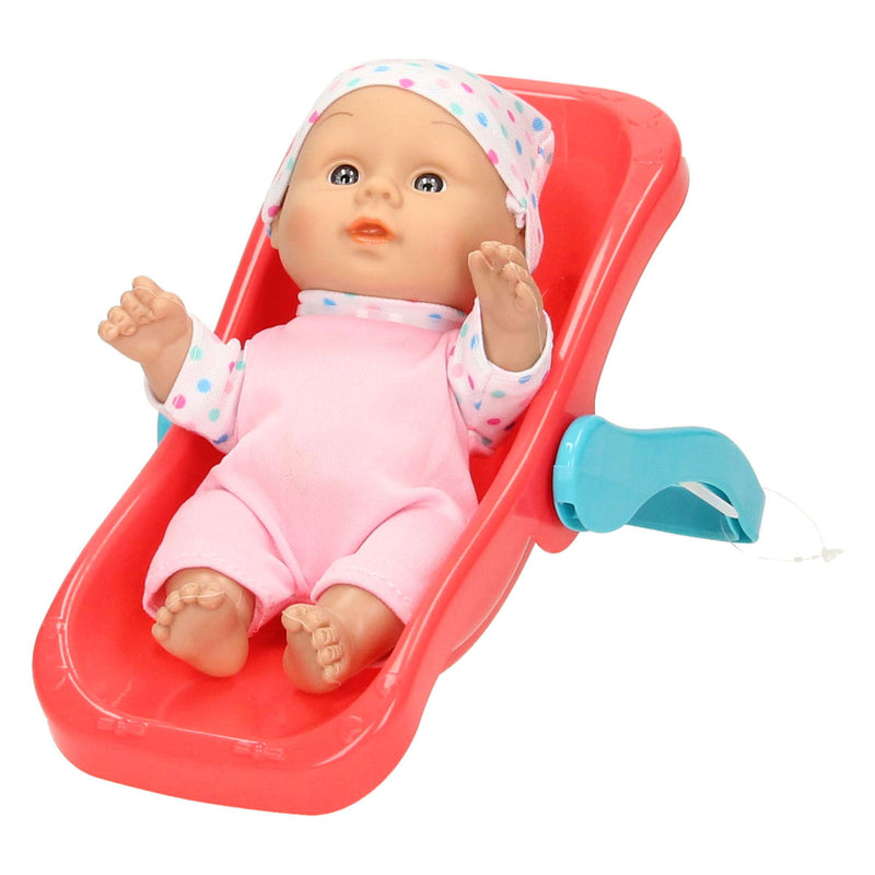Load image into Gallery viewer, Lobbes speelgoed bv babypop in draagstoel