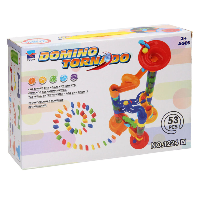 Load image into Gallery viewer, Domino tornado knikkerbaan 53dlg.