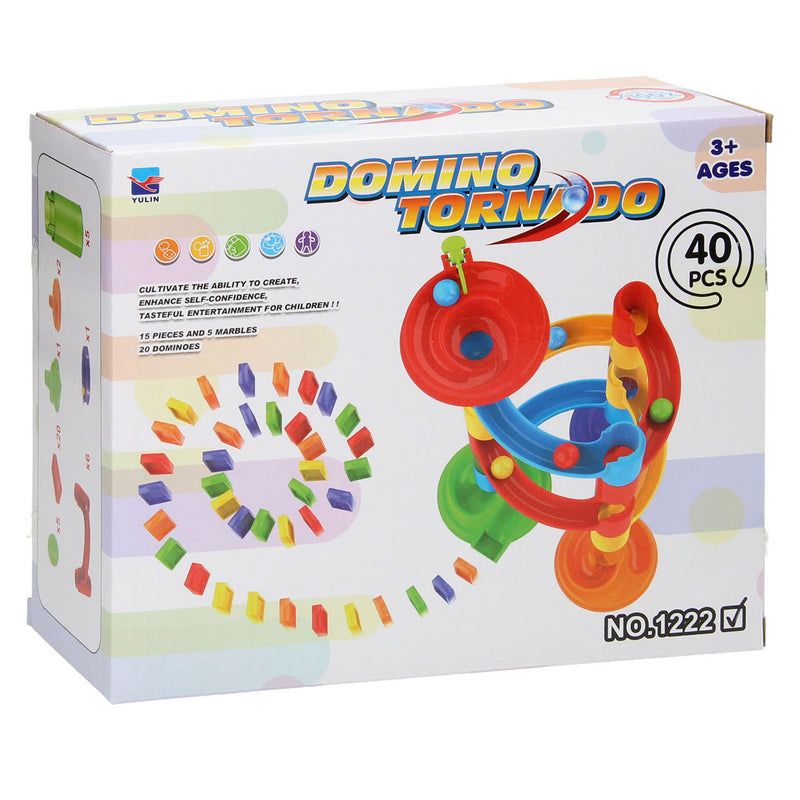 Load image into Gallery viewer, Domino tornado knikkerbaan 40dlg.