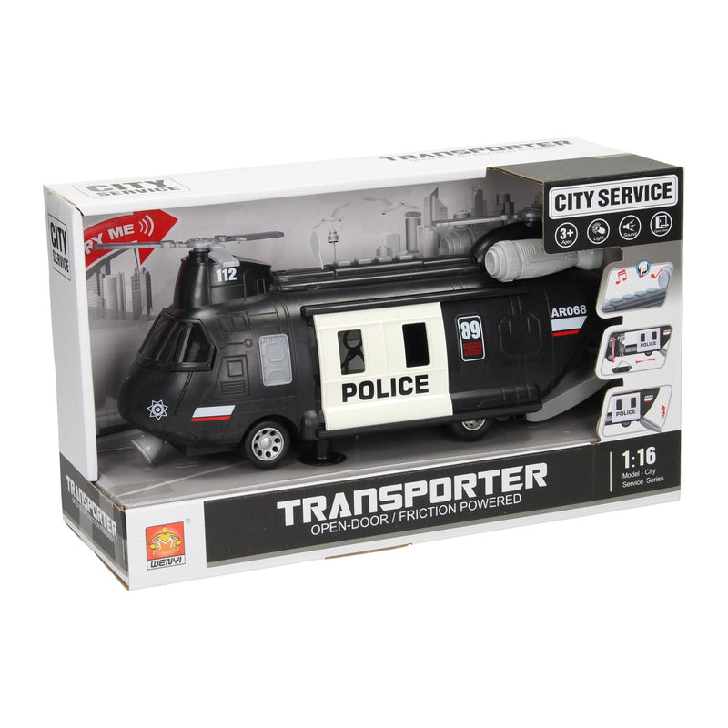 Load image into Gallery viewer, Politie helikopter met licht en geluid