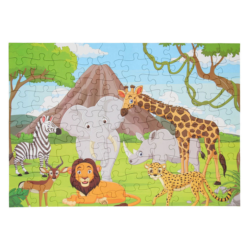 Load image into Gallery viewer, Legpuzzel wilde dieren, 100st.