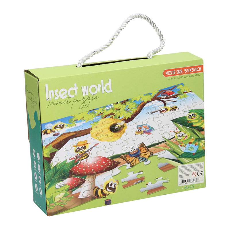 Afbeelding laden in galerijviewer, Lobbes speelgoed bv legpuzzel insecten wereld, 63st.