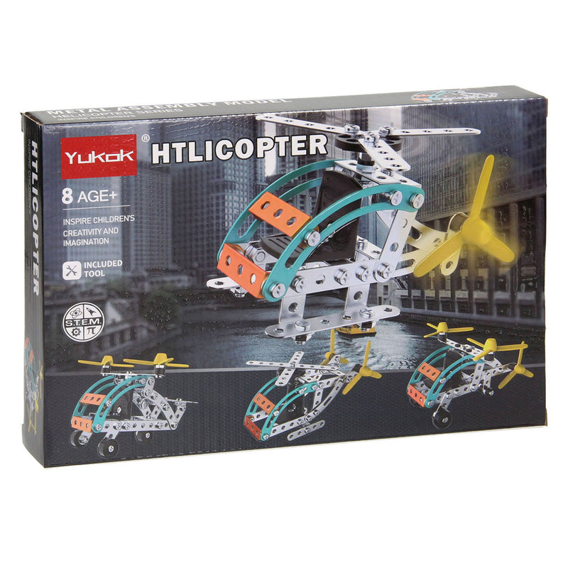 Load image into Gallery viewer, Metalen bouwpakket helikopter, 106dlg.