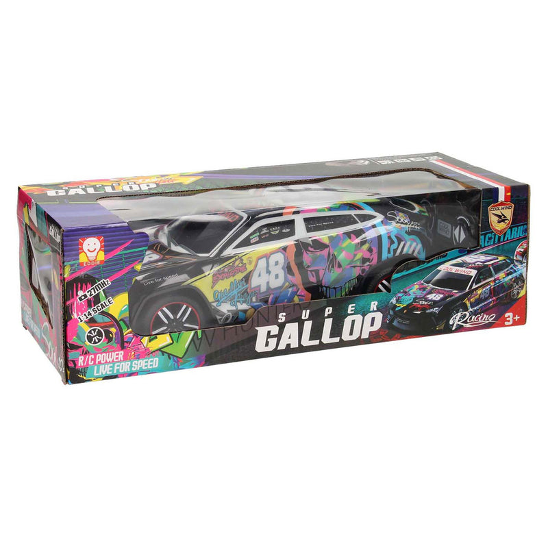 Load image into Gallery viewer, Lobbes speelgoed bv rc bestuurbare racewagen softbody graffity