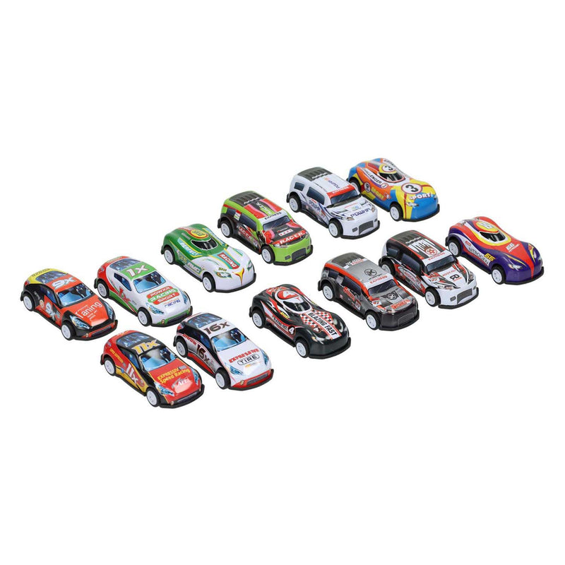 Load image into Gallery viewer, Lobbes super metal car pull back set - 12-pack