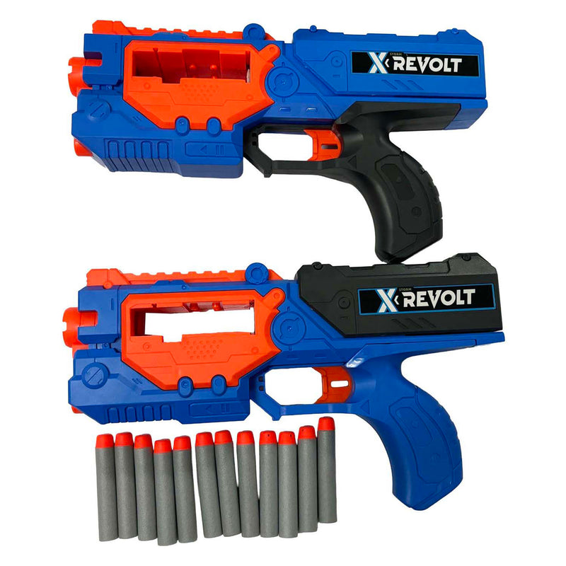 Load image into Gallery viewer, Lobbes speelgoed bv shooter x revolt - met 12 zachte pijlen